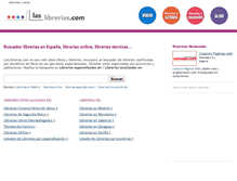 Tablet Screenshot of laslibrerias.com